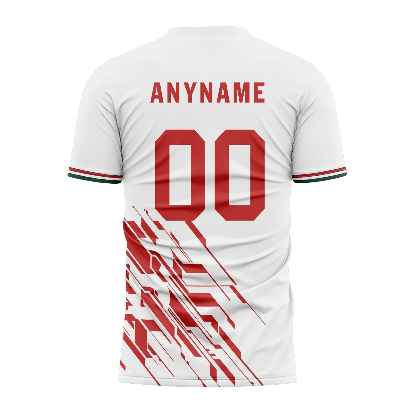 Holiday Gifts,Custom White Red Soccer Sets Jersey Personalized SCJ101-D28035
