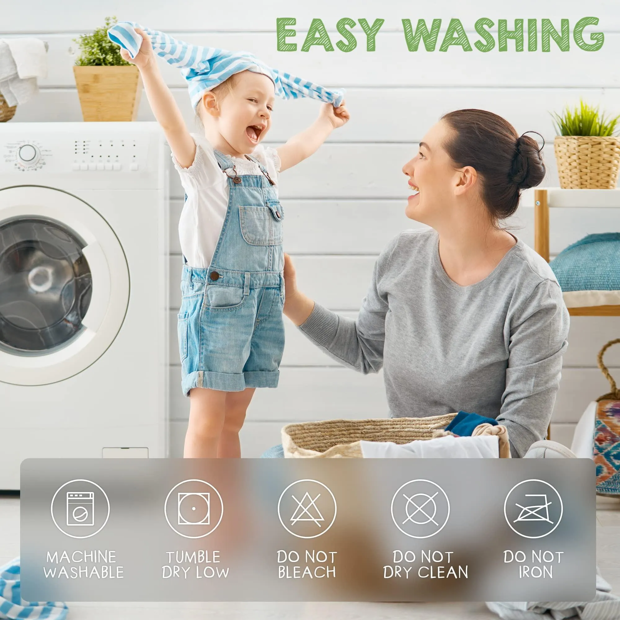 Hooded Baby Towels 33x33 Inch with Elephant Face Light Gray Baby Bath Towel