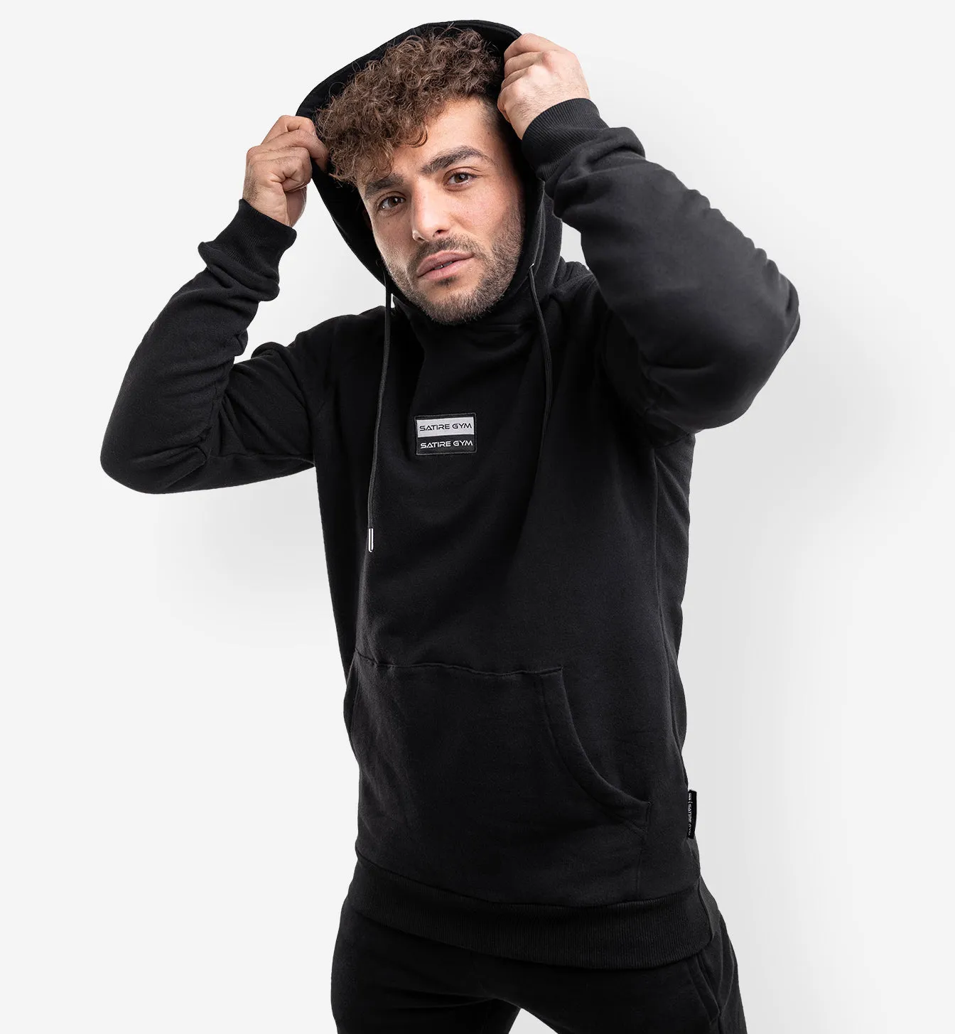 Hoodie aus Baumwolle - Patch
