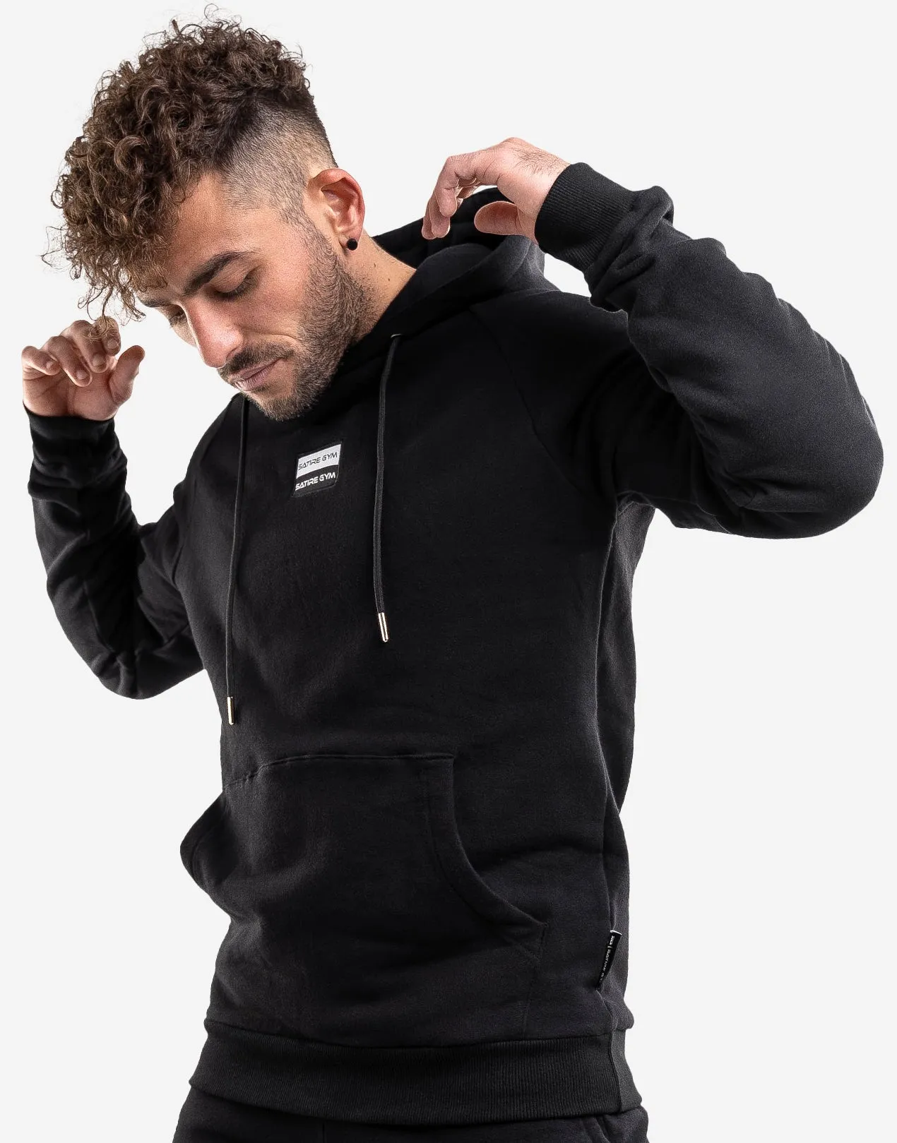 Hoodie aus Baumwolle - Patch