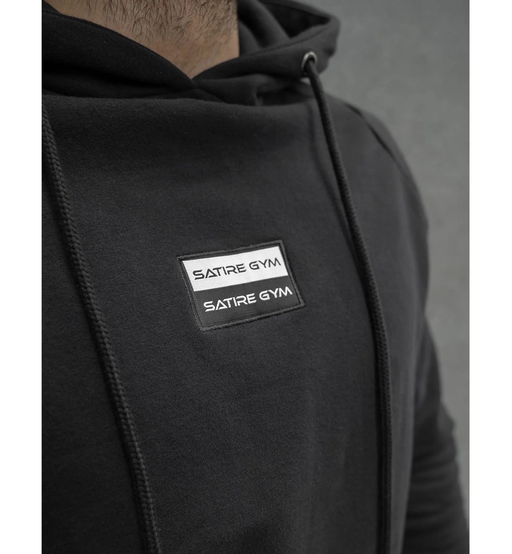 Hoodie aus Baumwolle - Patch