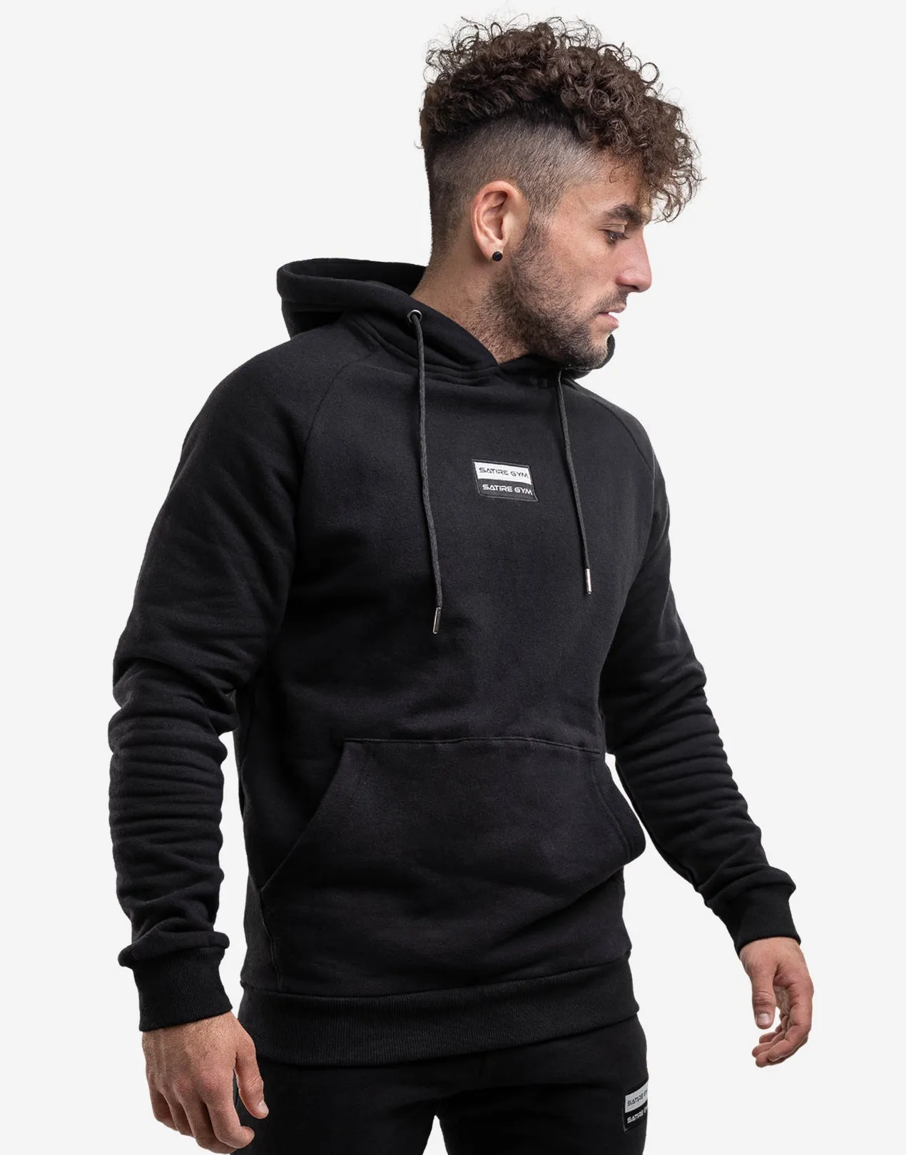 Hoodie aus Baumwolle - Patch