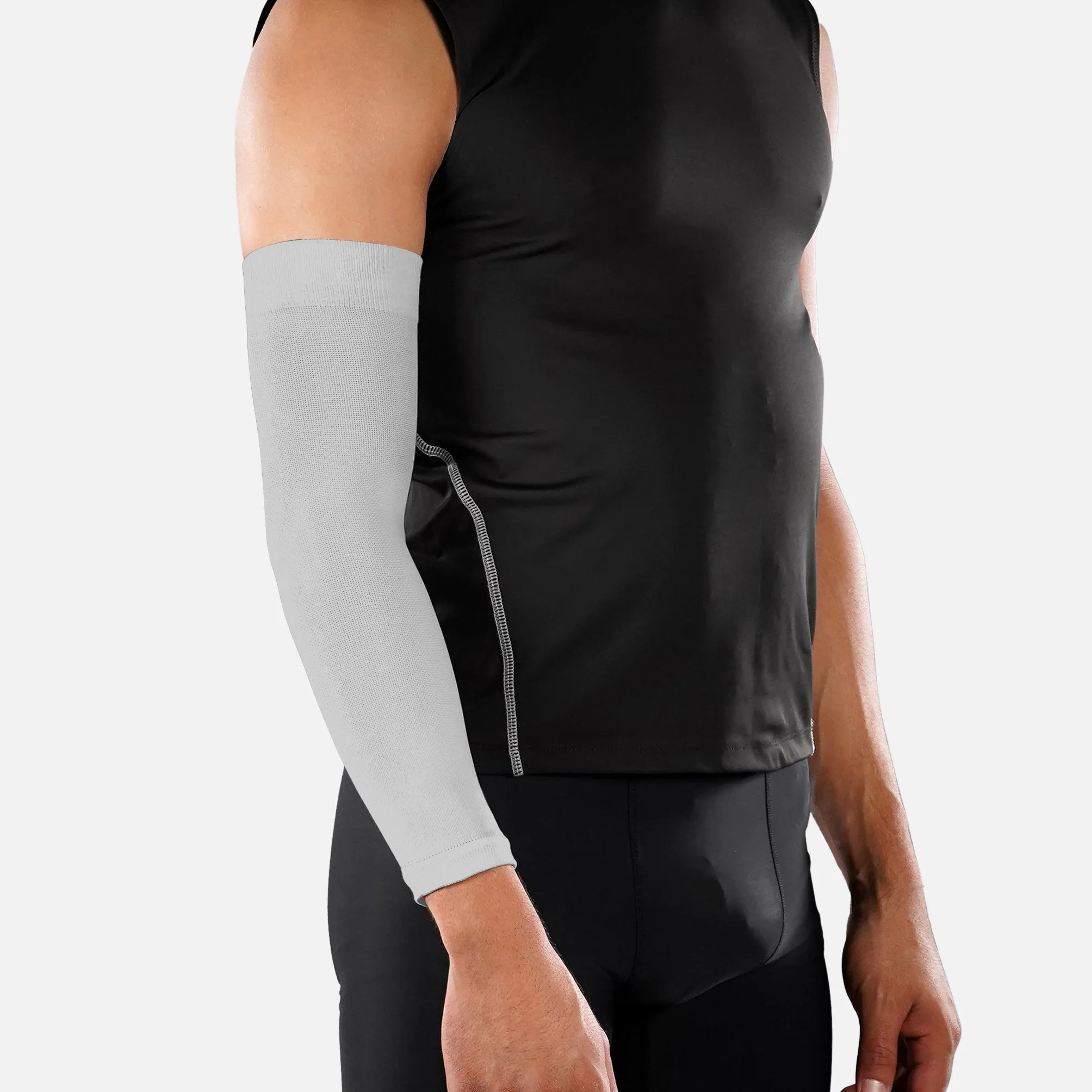 Hue Light Gray One Size Fits All Arm Sleeve