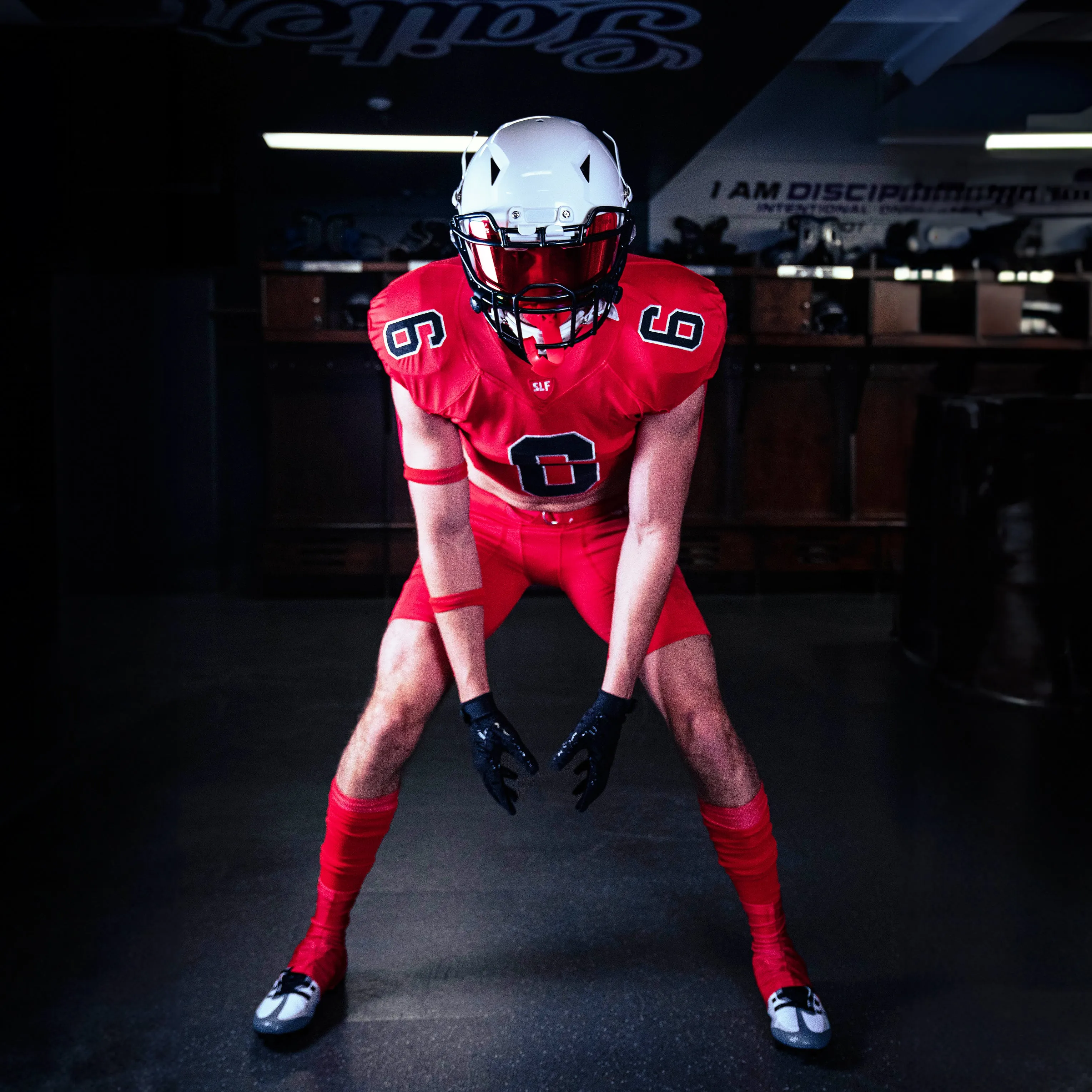 Hue Red Over The Knee Sport Socks