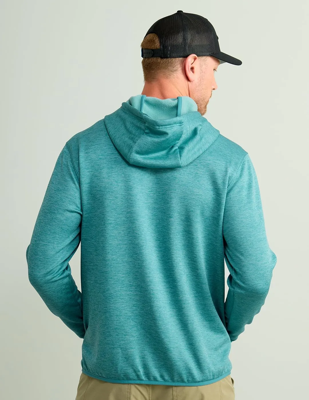 HUK Men's Fleece, Performance Fishing Hoodie