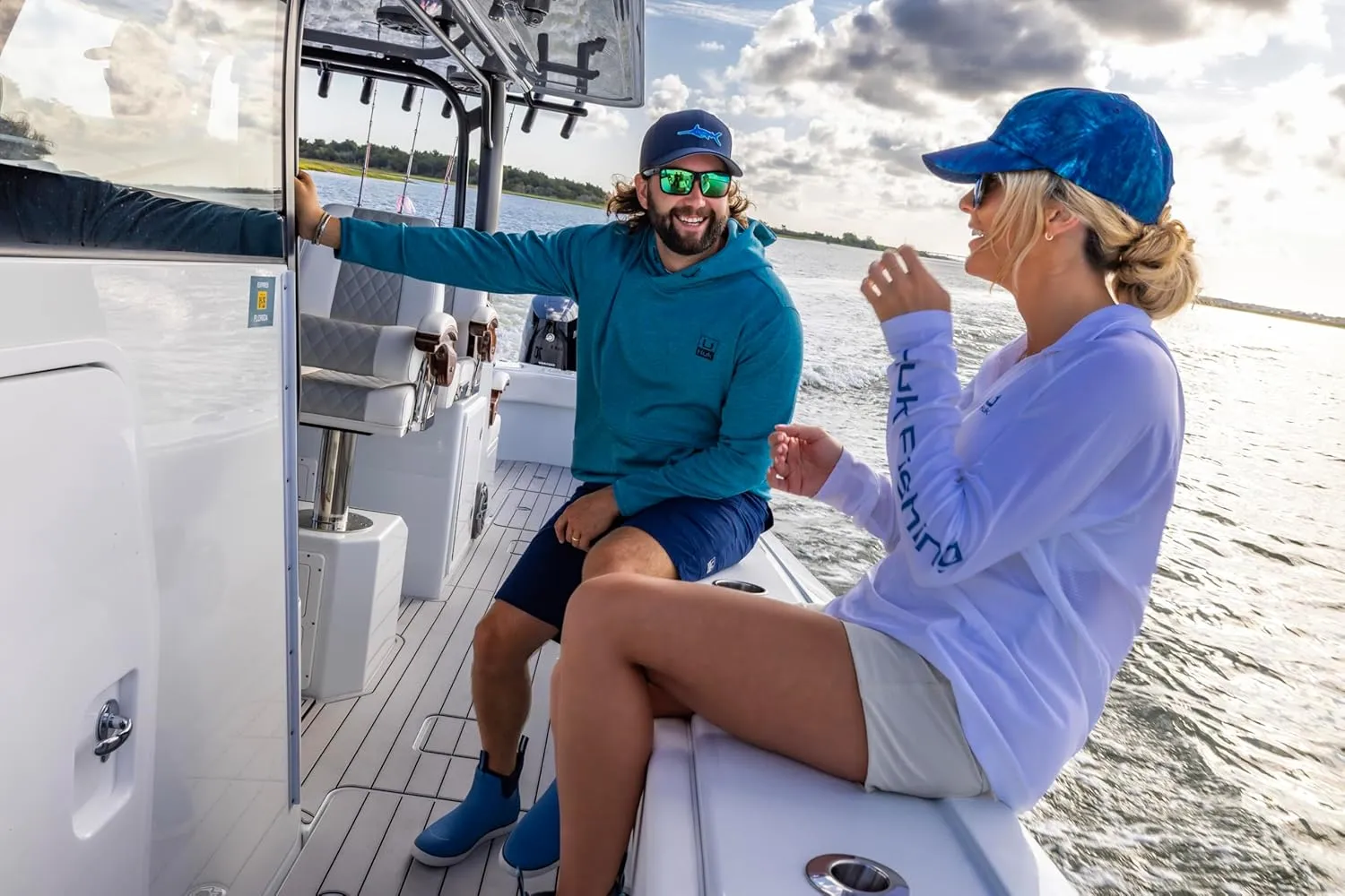 HUK Men's Fleece, Performance Fishing Hoodie