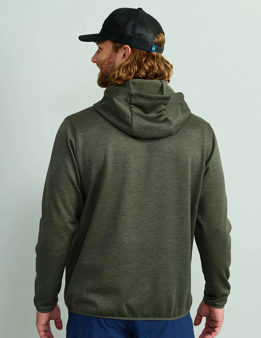 HUK Men's Fleece, Performance Fishing Hoodie