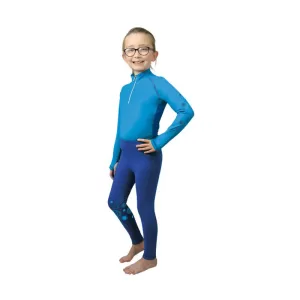 Hy Equestrian DynaMizs Ecliptic Riding Tights Cobalt / Ocean
