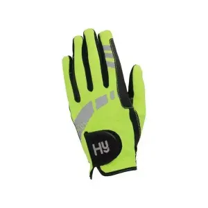 Hy Equestrian Extreme Reflective Softshell Gloves Childs