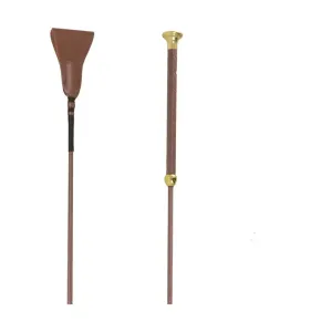 Hy Equestrian Faux Leather Riding Whip