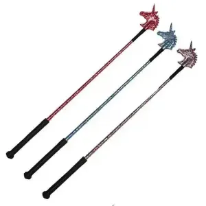 HY Equestrian Unicorn Riding Whip