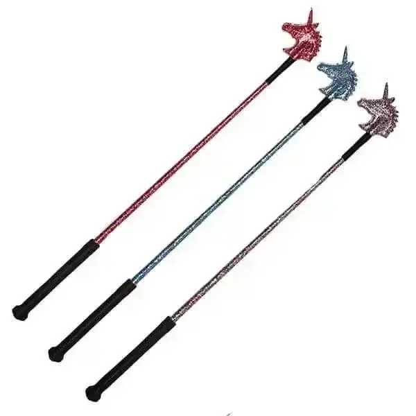 HY Equestrian Unicorn Riding Whip