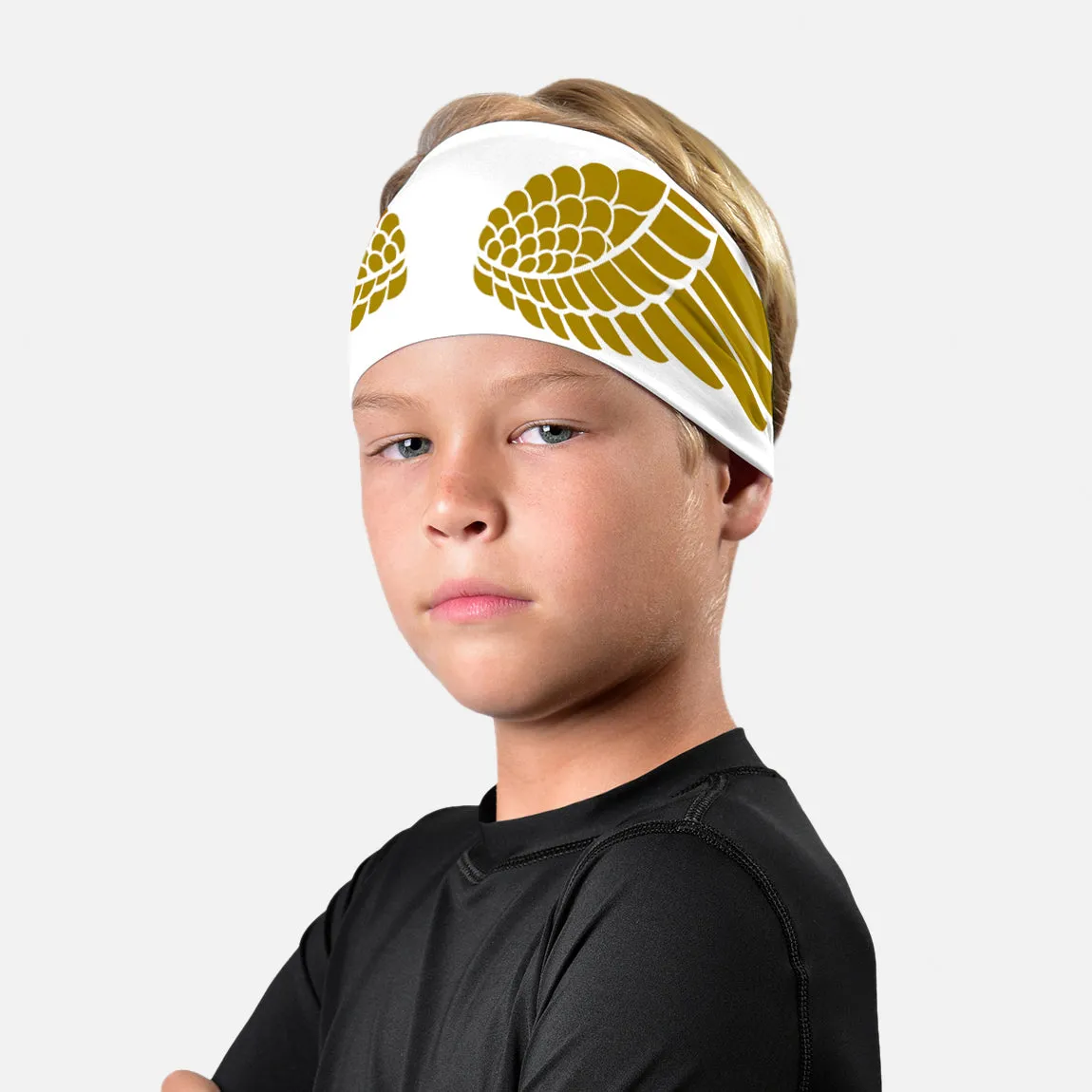 Icarus White Gold Kids Headband