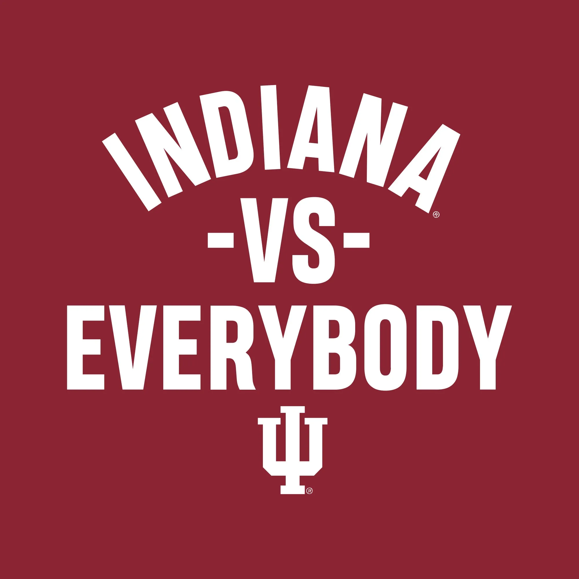 Indiana Vs Everybody Long Sleeve - Cardinal