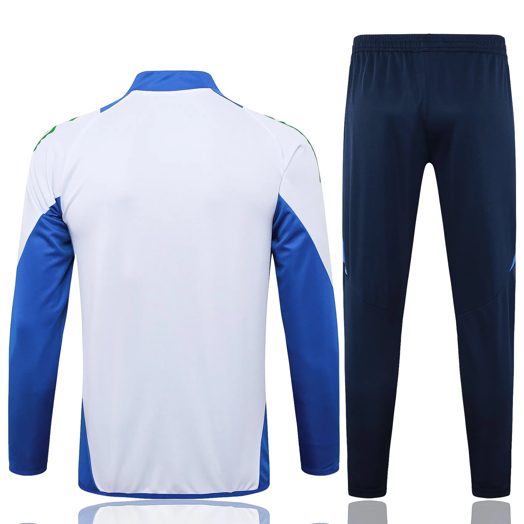 Italy Soccer Jacket Tracksuit White 2024/25