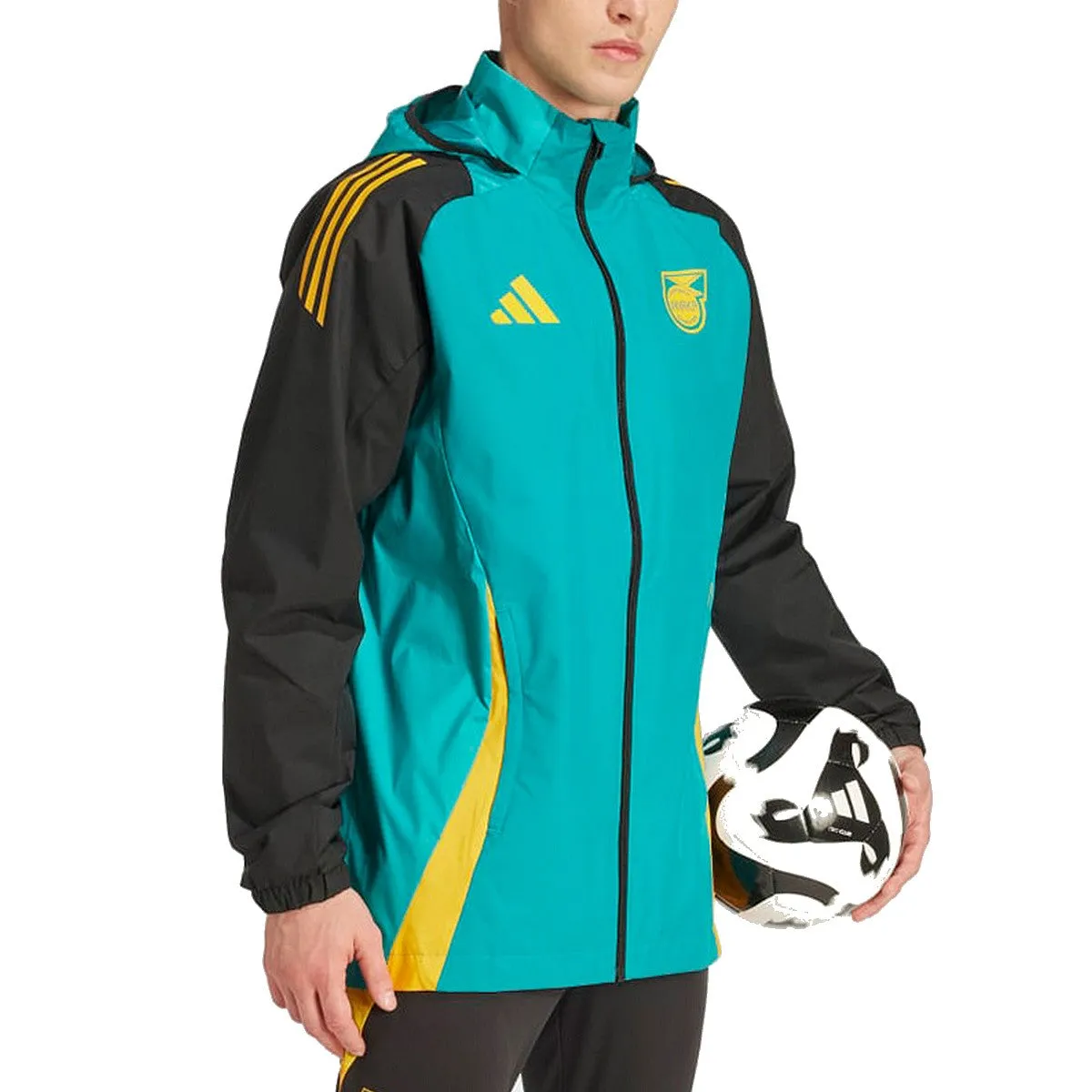 Jamaica soccer training rain jacket 2024/25 - Adidas