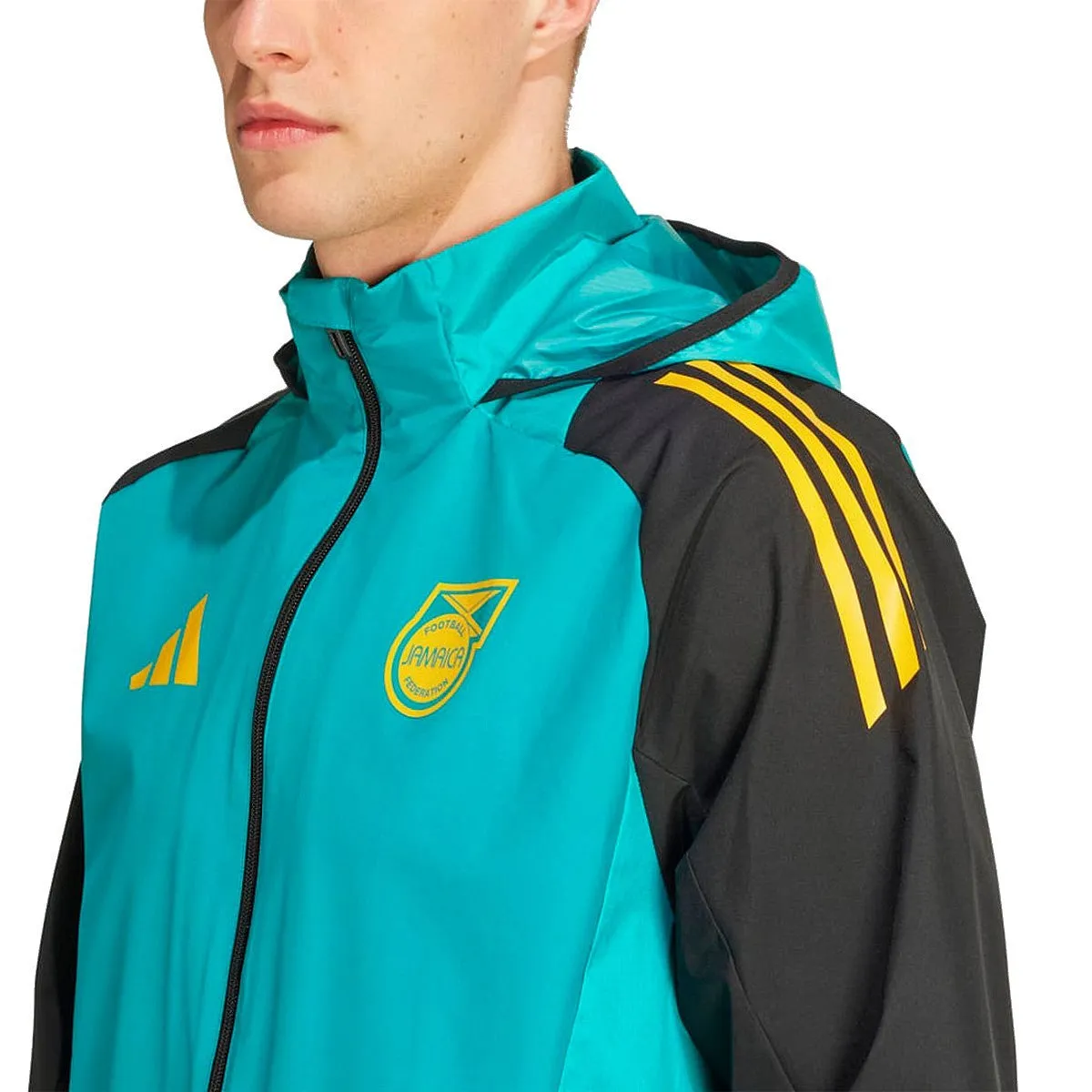 Jamaica soccer training rain jacket 2024/25 - Adidas