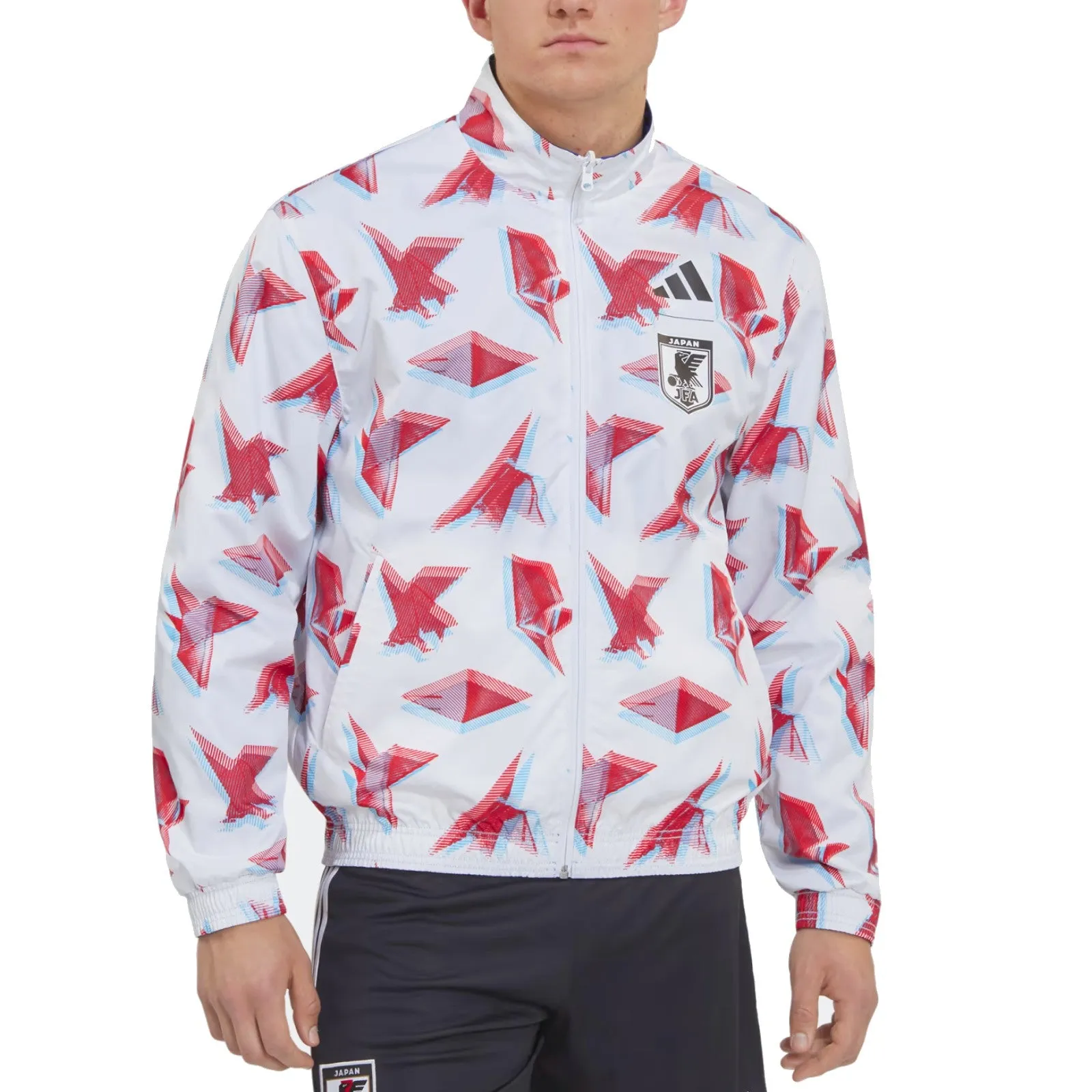 Japan pre-match presentation reversible Soccer jacket 2022/23 - Adidas
