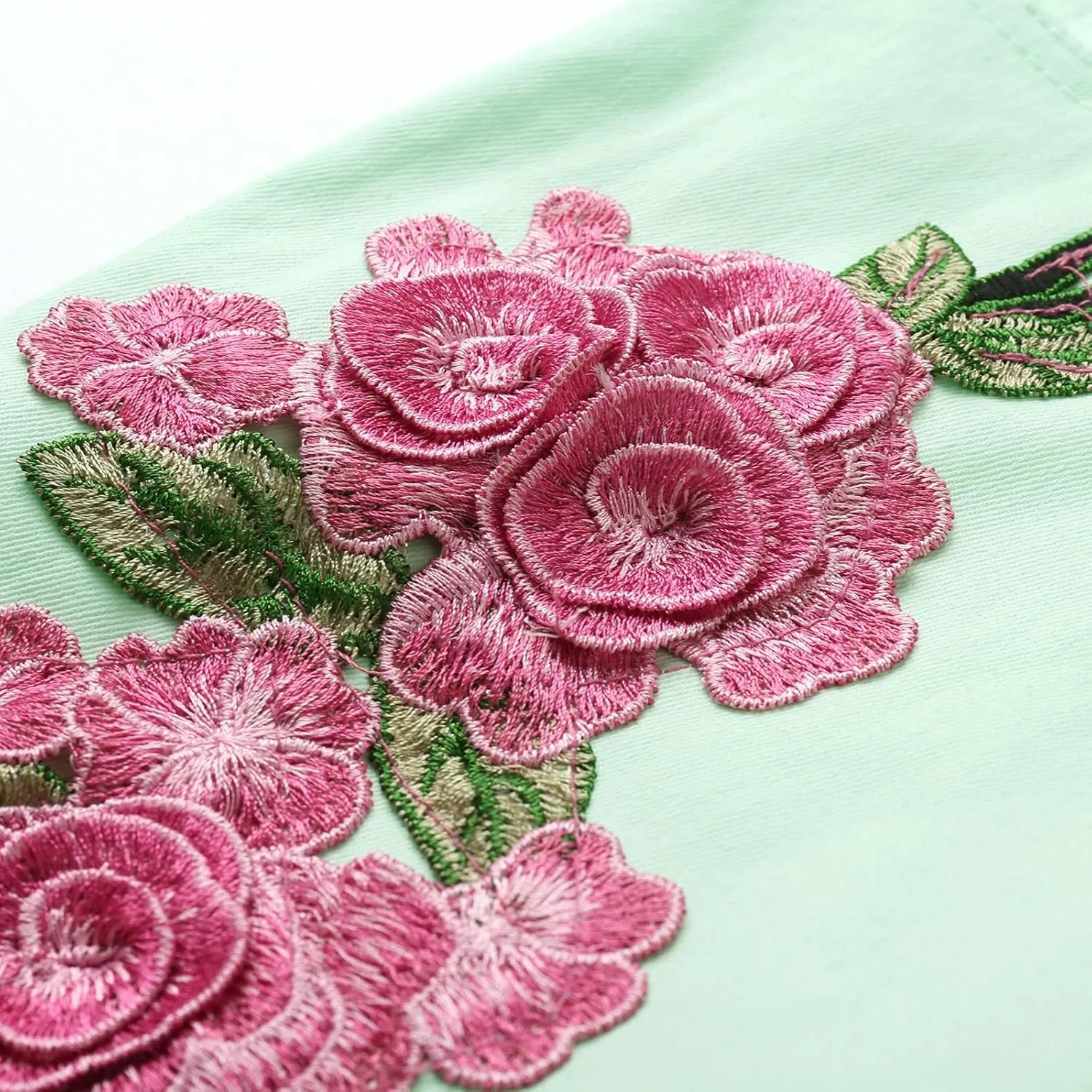 Jeans for Women High Waist - Casual Embroidery Pencil Pants Pants High Waist Womens Skinny Pants