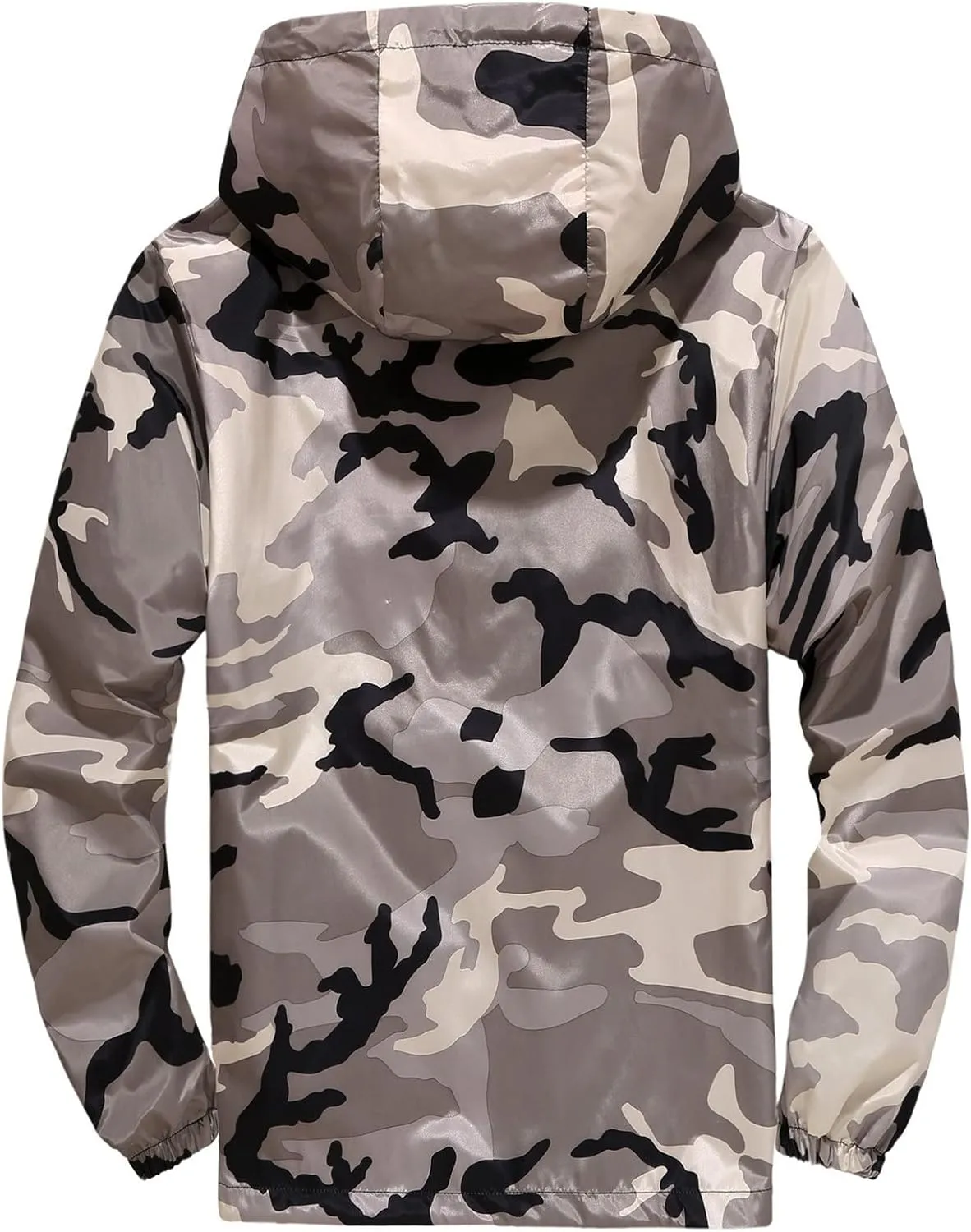 JEShifangjiusu Raincoat Waterproof Men'S Long Rain Jacket Lightweight Rainwear Loose Lightweight Thin Thin With Hood
