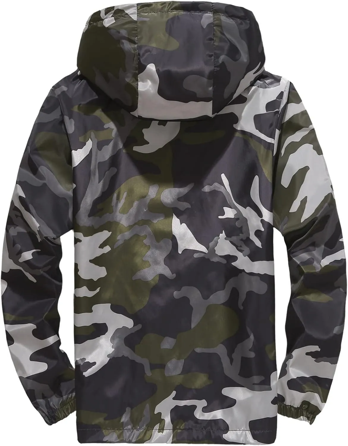 JEShifangjiusu Raincoat Waterproof Men'S Long Rain Jacket Lightweight Rainwear Loose Lightweight Thin Thin With Hood
