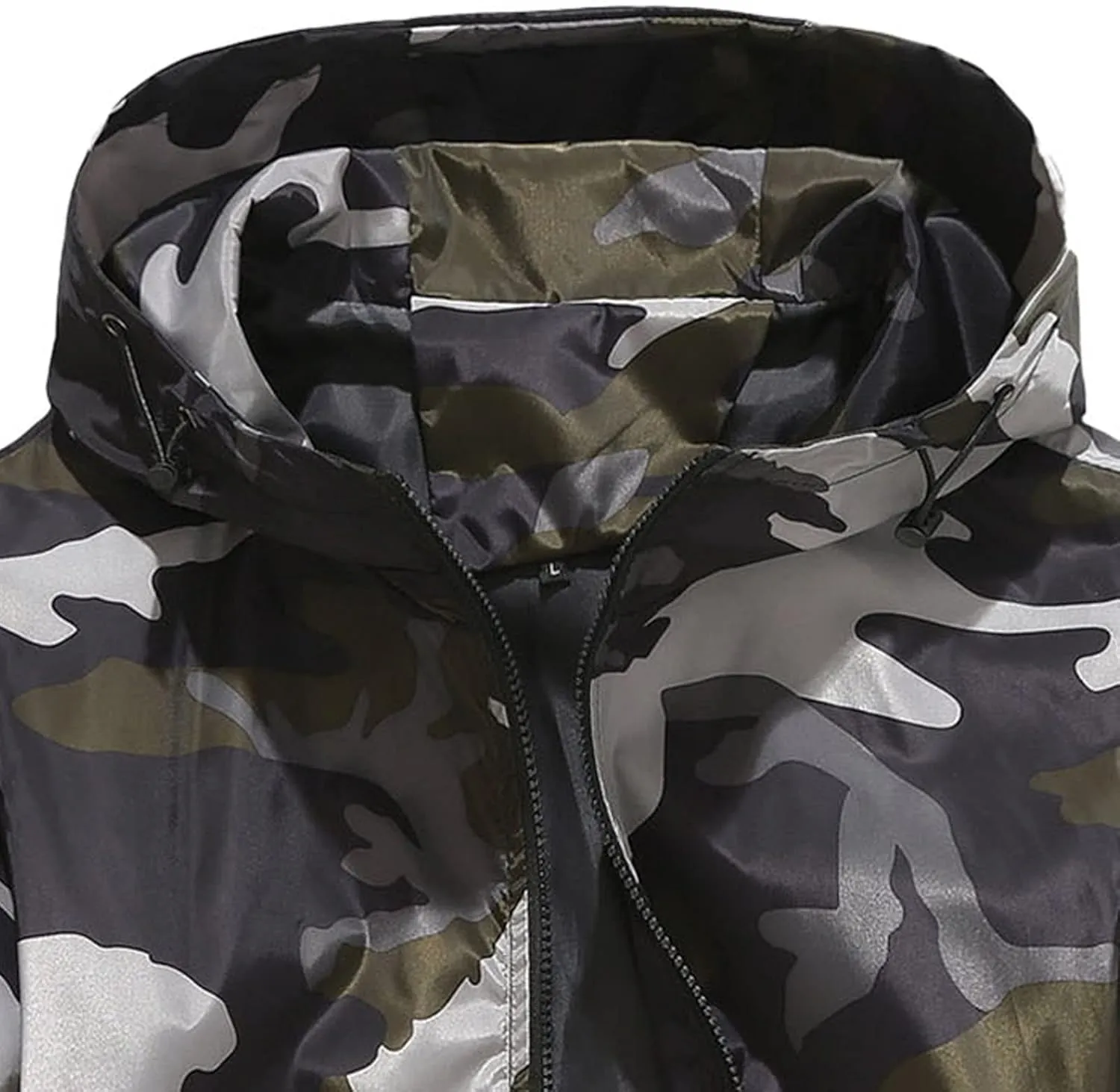 JEShifangjiusu Raincoat Waterproof Men'S Long Rain Jacket Lightweight Rainwear Loose Lightweight Thin Thin With Hood