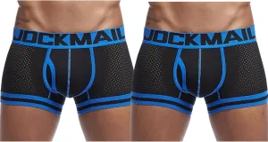 JOCKMAIL Men's Underwear Boxer Briefs Breathable Underwear Moisture-Wicking Mesh Boxer Briefs