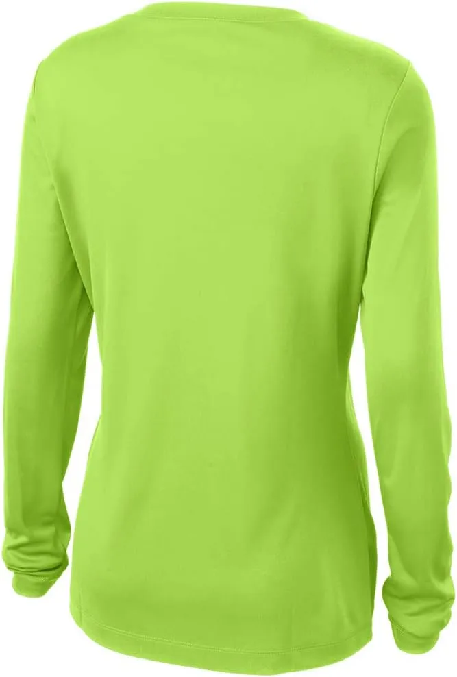Joe's USA Ladies Long Sleeve Moisture Wicking Athletic Shirt Sizes XS-4XL