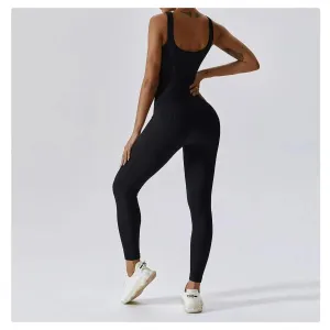 Jumpsuit for Dance Black Dance Bodysuit Long Sleeve Yoga Jumpsuit for Women