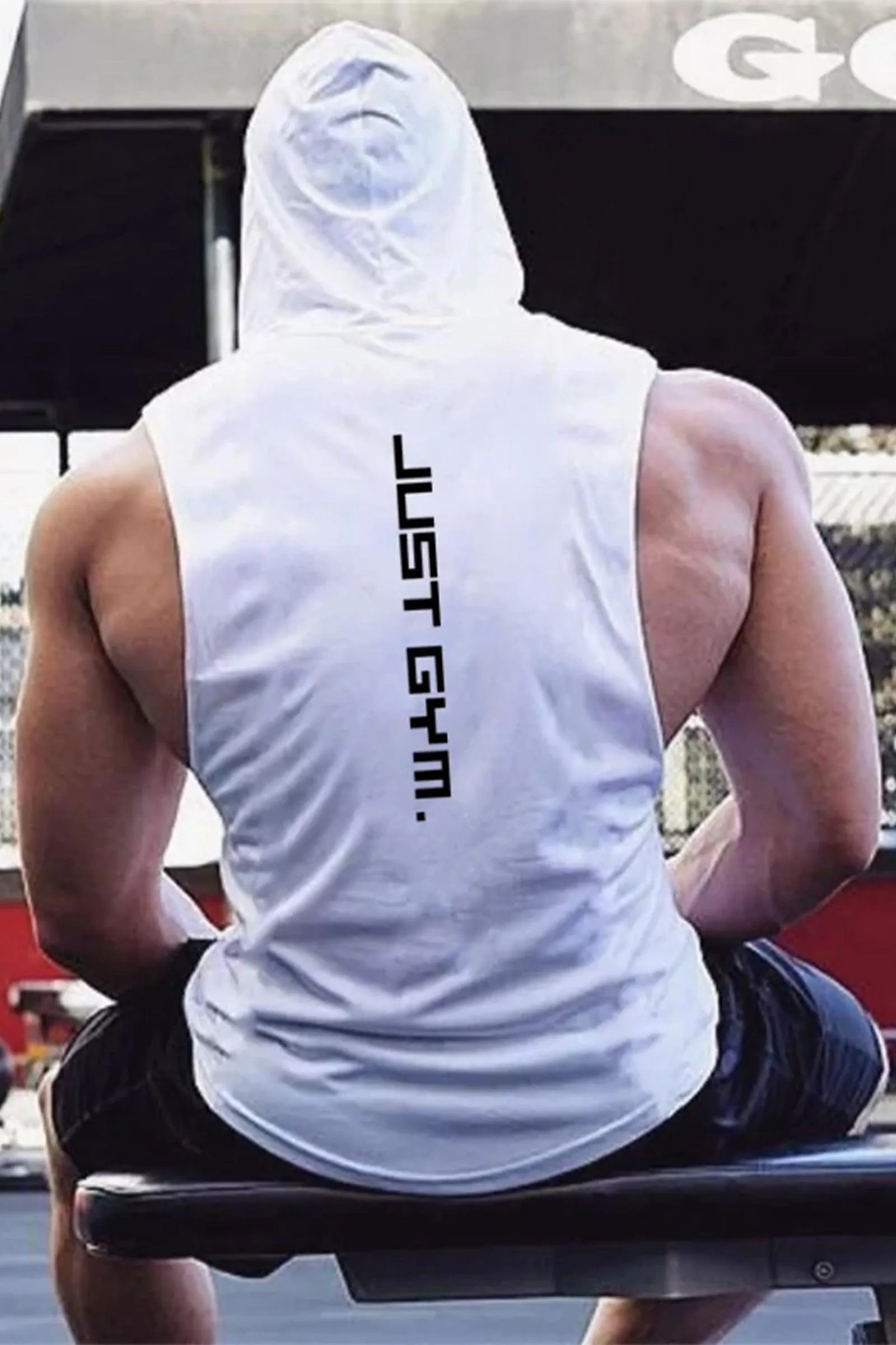 Just Gym Hoodie Tank Top