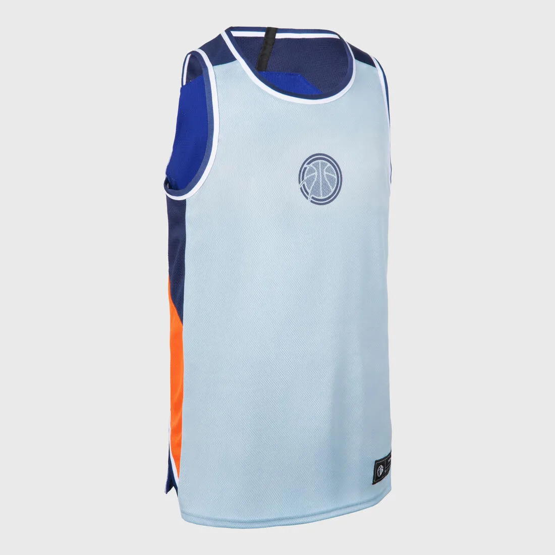 Kids' Reversible Sleeveless Basketball T-Shirt / Jersey T500R