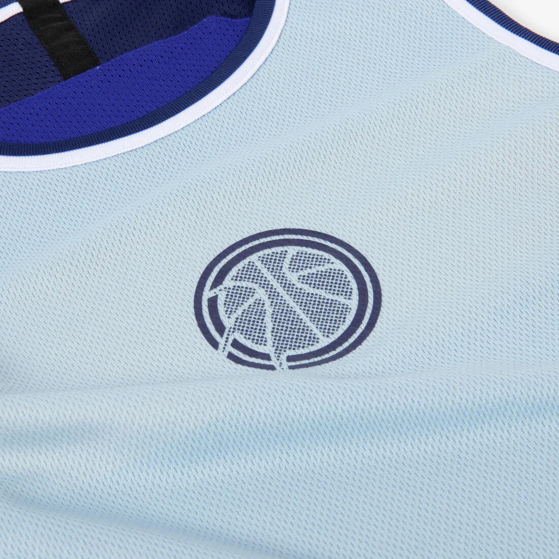 Kids' Reversible Sleeveless Basketball T-Shirt / Jersey T500R