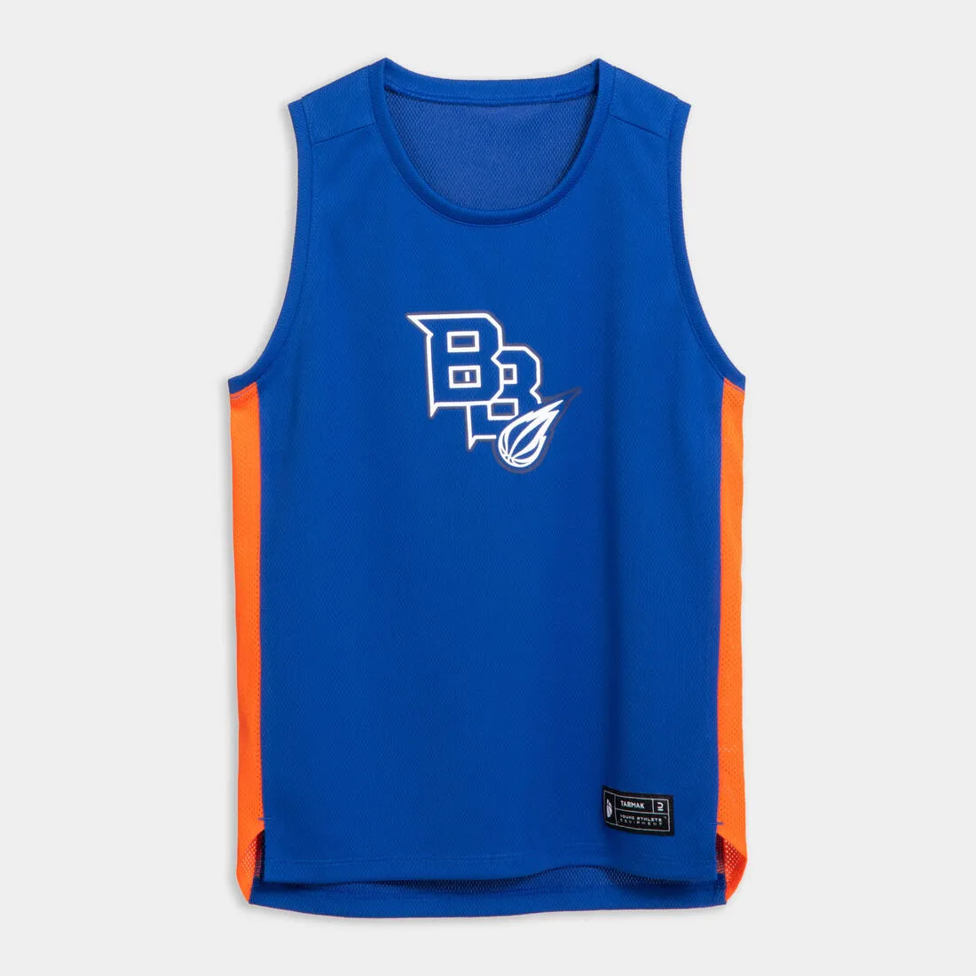 Kids' Sleeveless Basketball Jersey T500