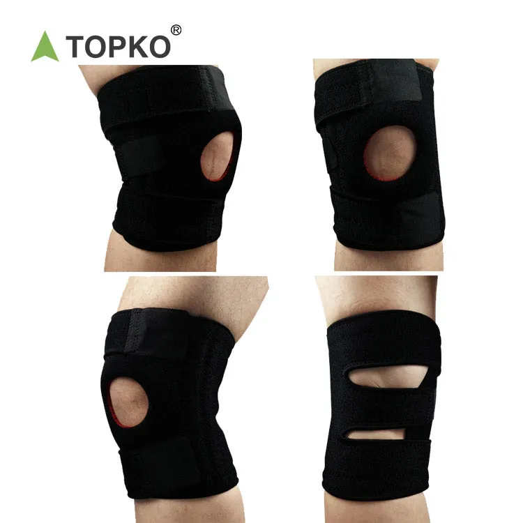 Knee Pads - Flooring Knee Pads with Soft Foam Padding, No-Slip Leather & Strong Double Straps,  Black