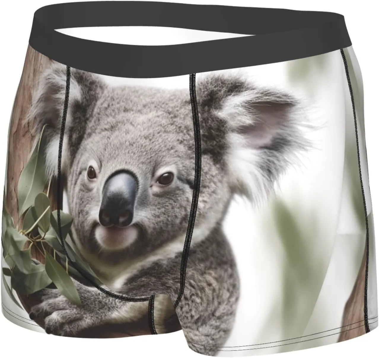 Koala Men's Boxer Briefs Soft Breathable Underwear Stretch Moisture-Wicking Trunks Tagless