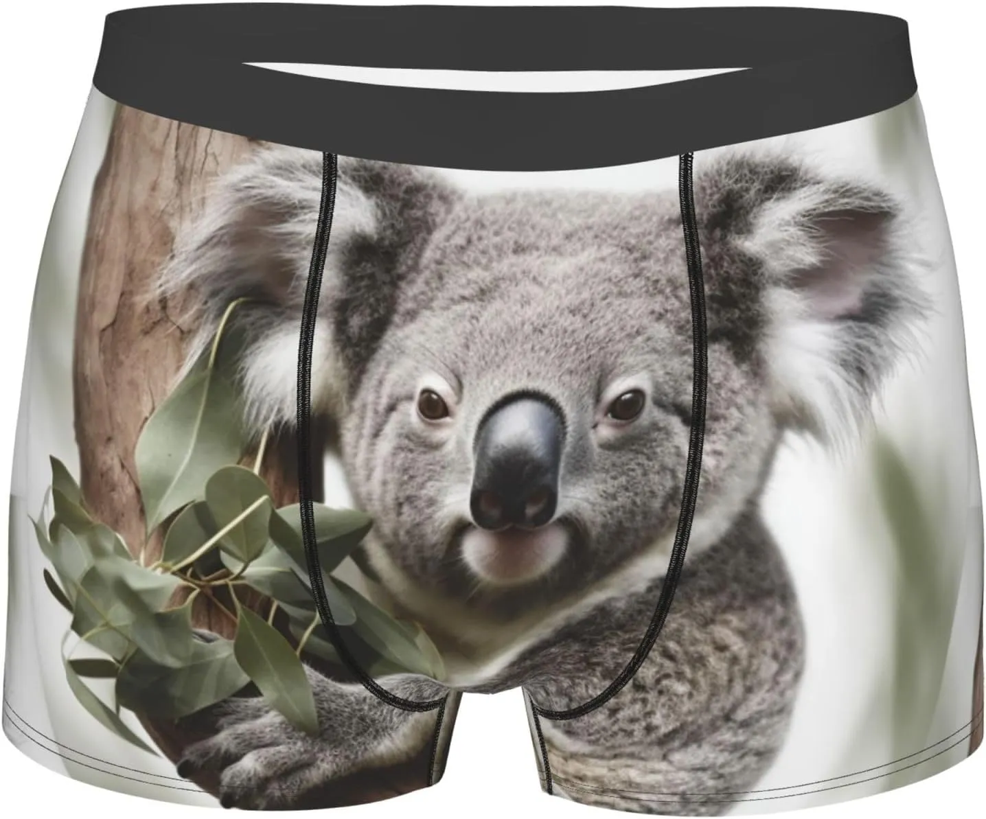 Koala Men's Boxer Briefs Soft Breathable Underwear Stretch Moisture-Wicking Trunks Tagless