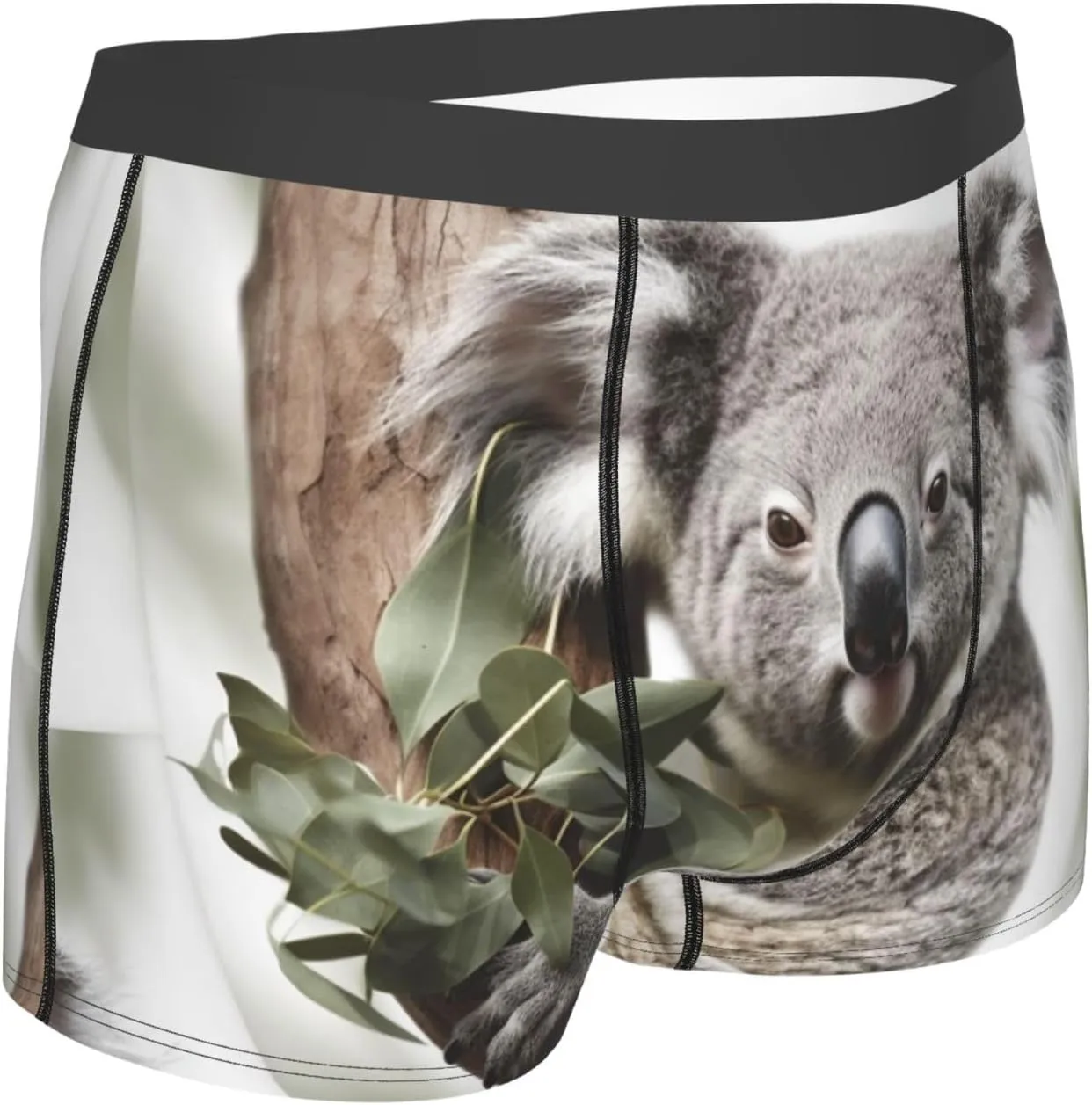 Koala Men's Boxer Briefs Soft Breathable Underwear Stretch Moisture-Wicking Trunks Tagless