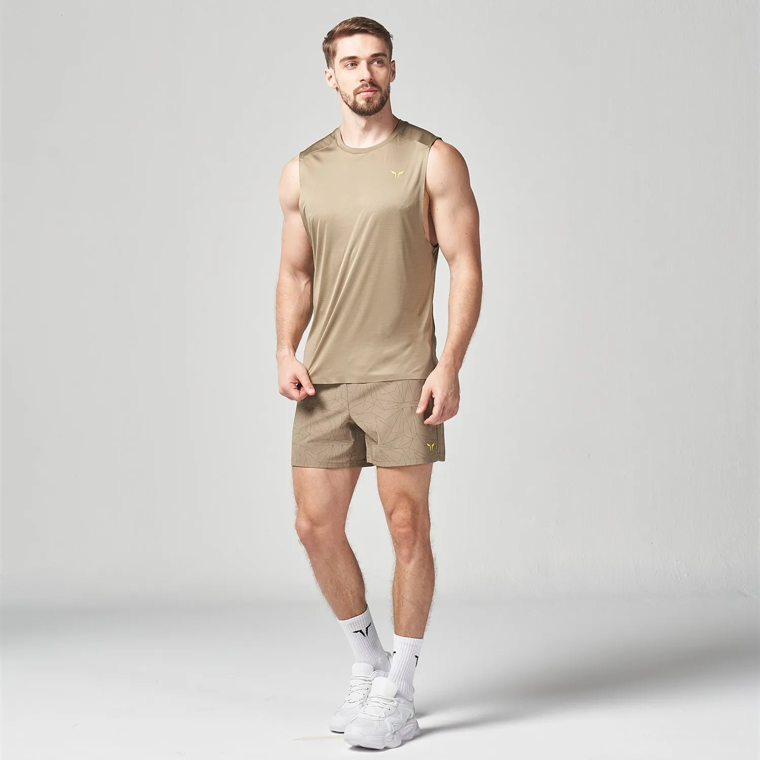 LAB360° 5 Inch Superstretch Shorts - Covert Green Print