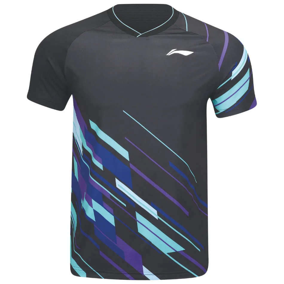 Li-Ning Brush Unisex Badminton T-Shirt - Black
