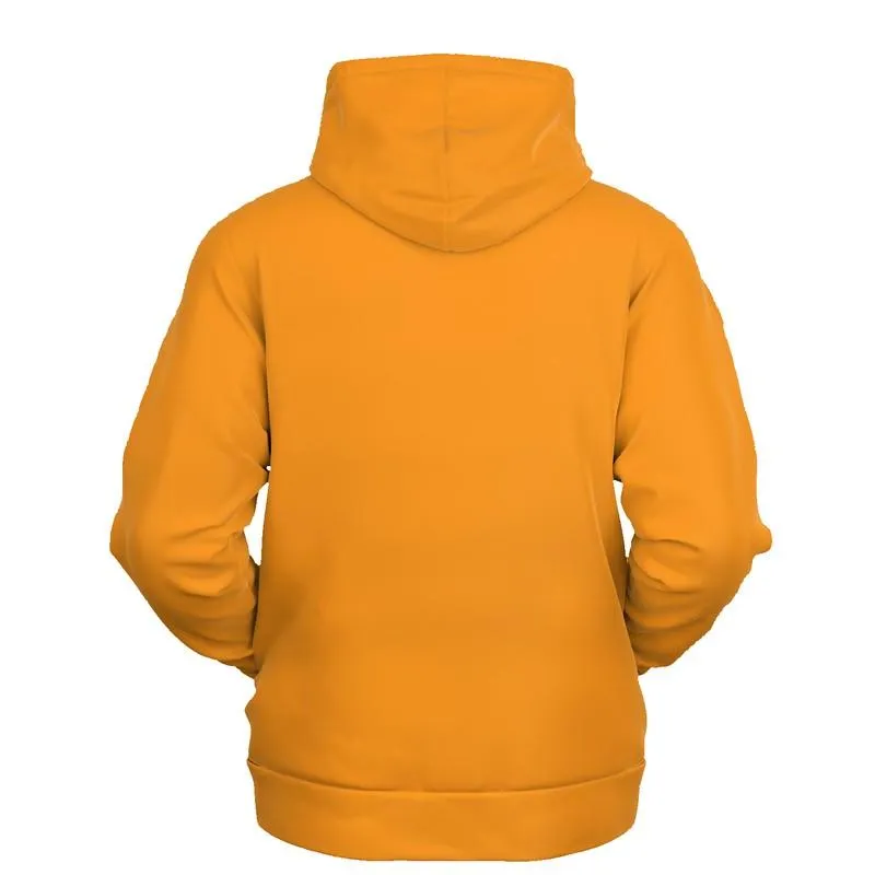 Light Orange Hoodie | Unisex | with PLUS sizes | Bright Pure Orange | C0M50Y100K0