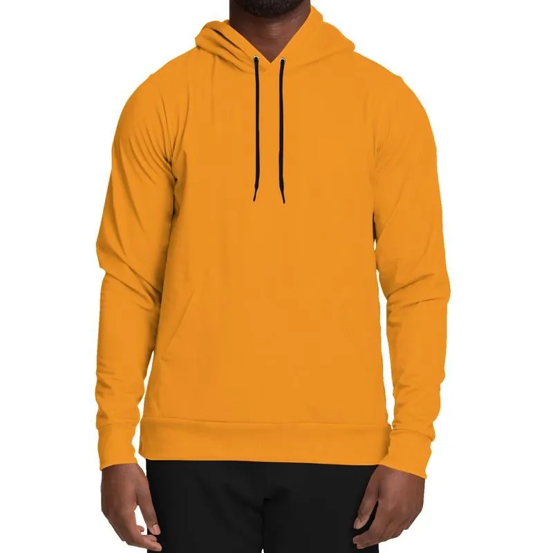 Light Orange Hoodie | Unisex | with PLUS sizes | Bright Pure Orange | C0M50Y100K0