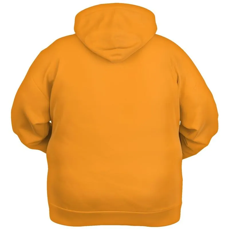 Light Orange Hoodie | Unisex | with PLUS sizes | Bright Pure Orange | C0M50Y100K0