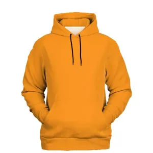 Light Orange Hoodie | Unisex | with PLUS sizes | Bright Pure Orange | C0M50Y100K0