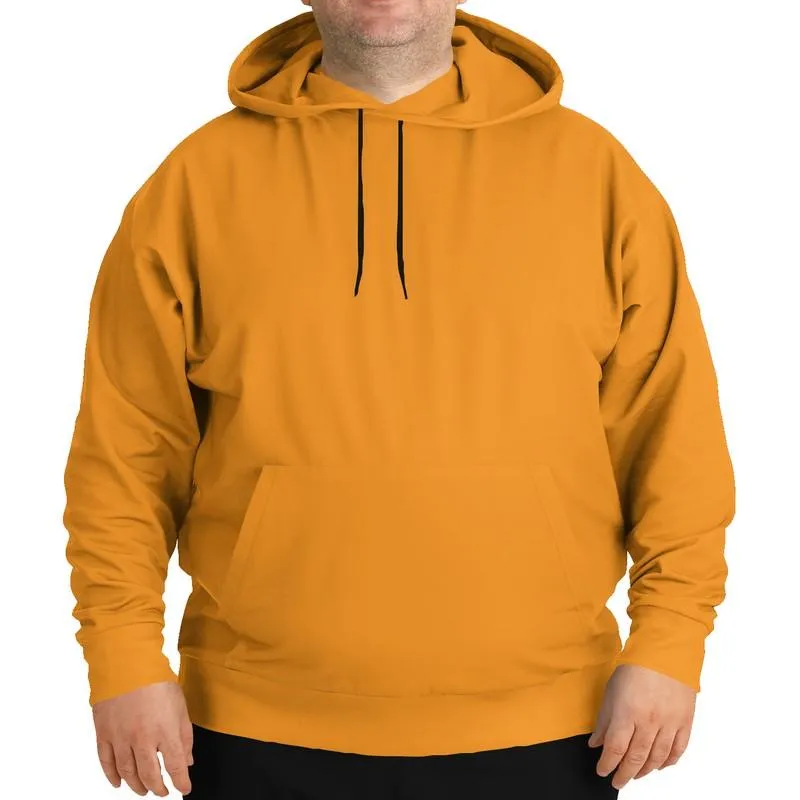Light Orange Hoodie | Unisex | with PLUS sizes | Bright Pure Orange | C0M50Y100K0