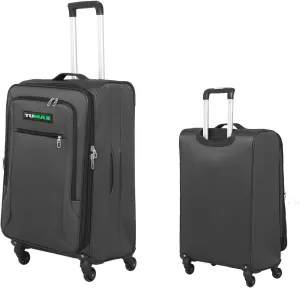 Lightweight and Durable Softside Luggage Suitcases with front pocket