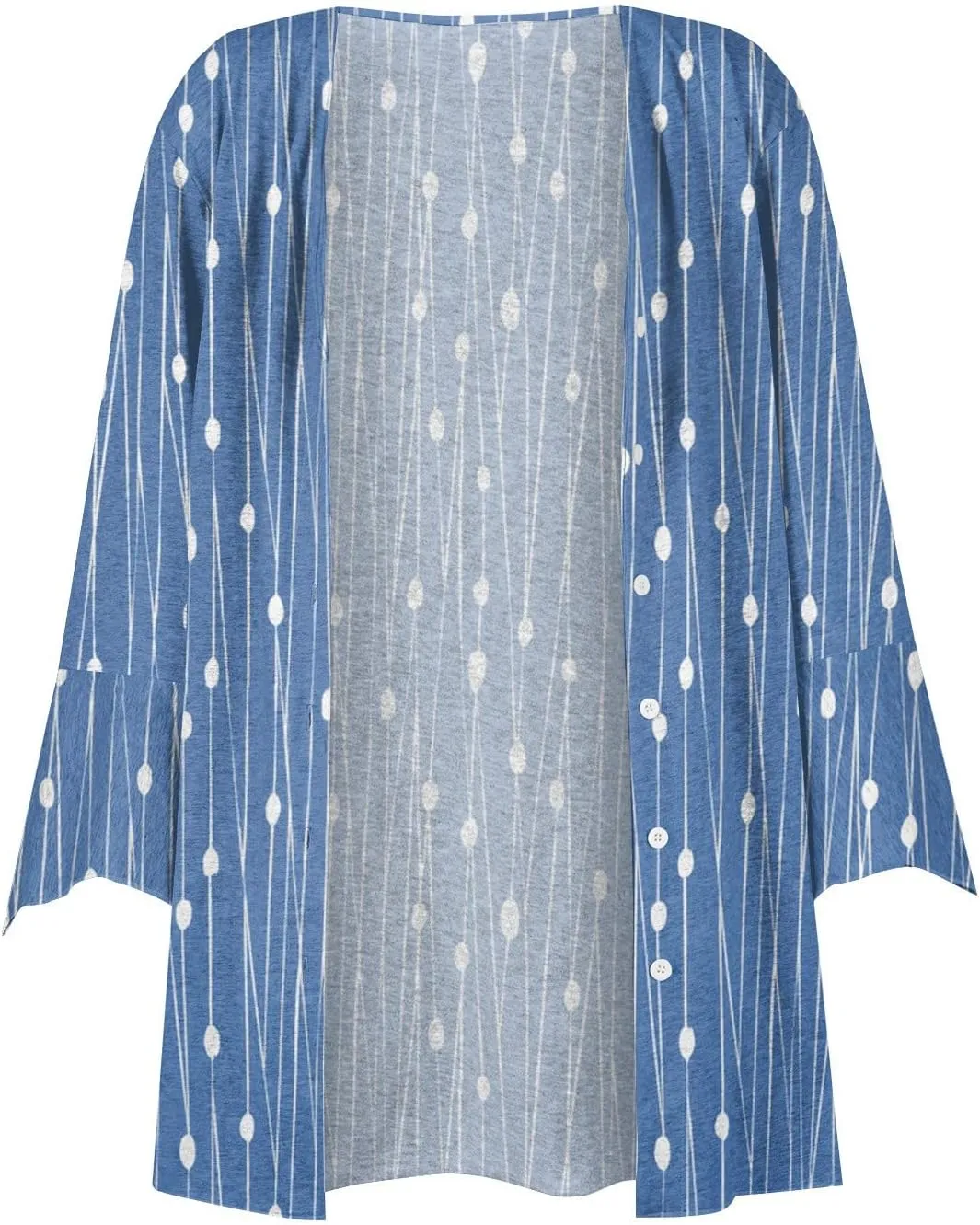Lightweight Cardigans for Women Women's Casual Lightweight Open Front Cardigans Soft 3/4 Sleeve Cardigan