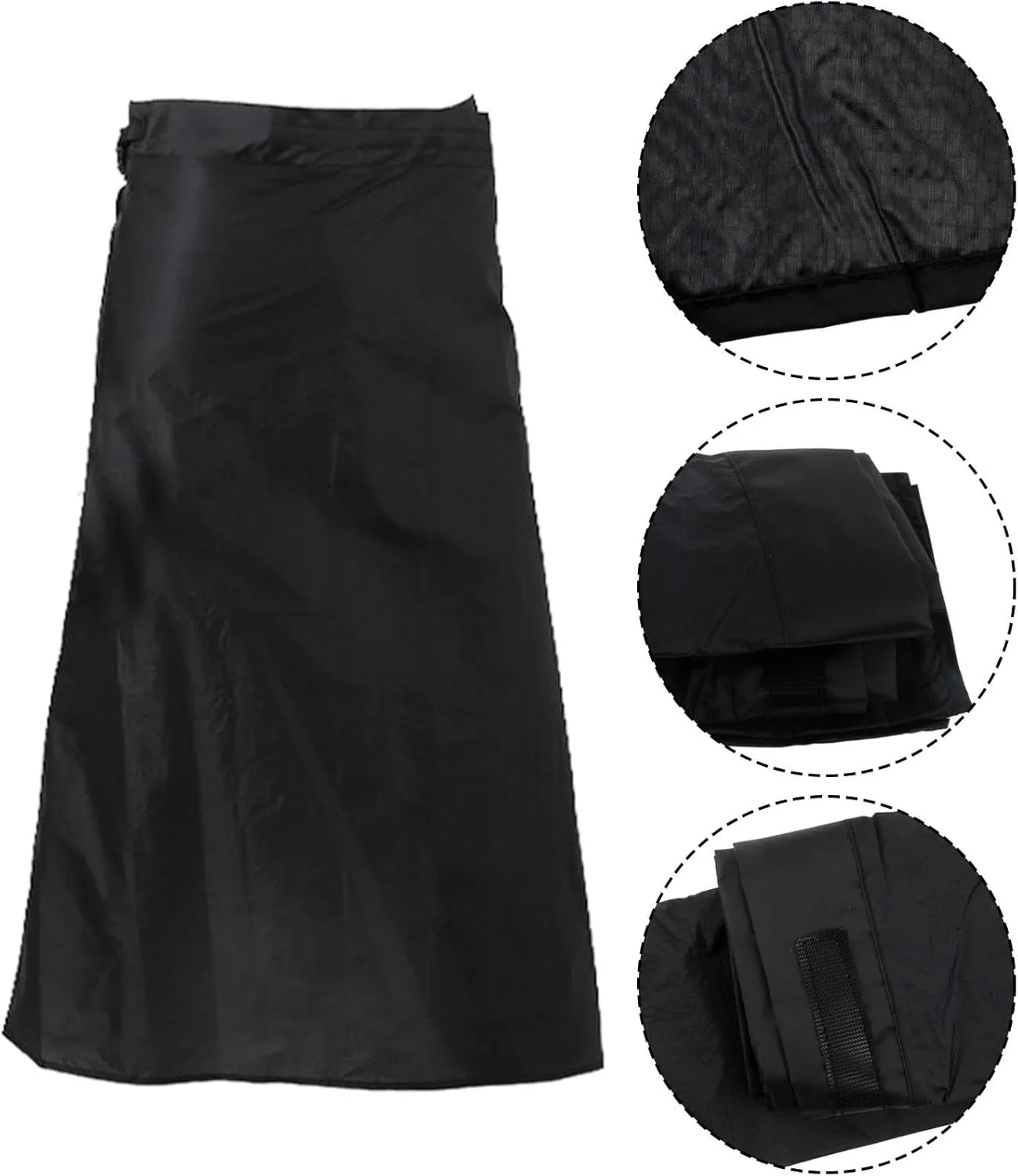 Lightweight Rain Skirt, Waterproof Lightweight Kilt, Raincoat Packable Windbreak Kilt Skirt for Riding Camping Hiking