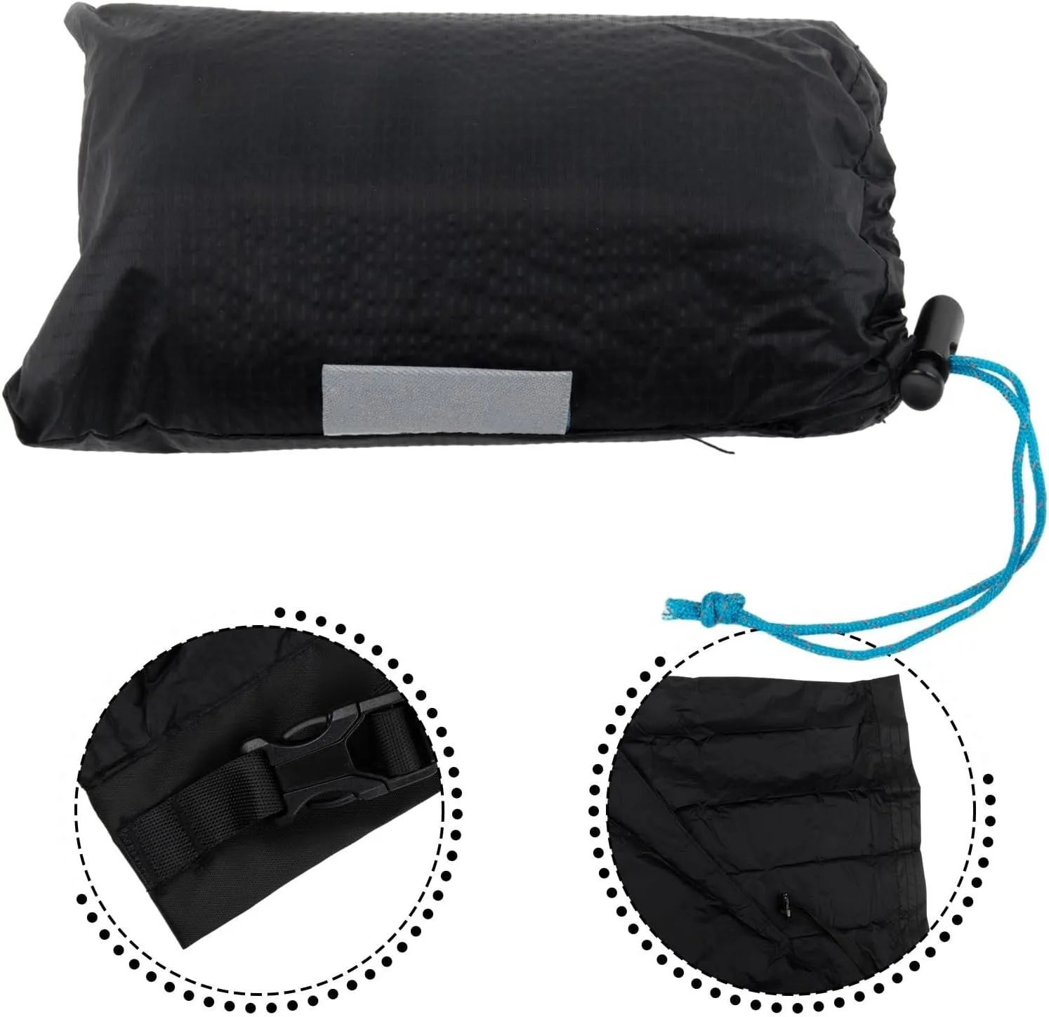 Lightweight Rain Skirt, Waterproof Lightweight Kilt, Raincoat Packable Windbreak Kilt Skirt for Riding Camping Hiking