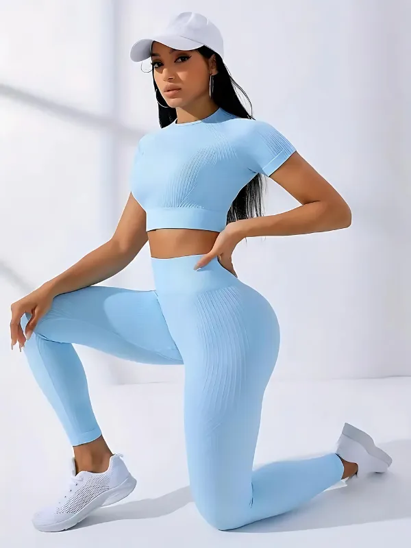 LILY™ SEAMLESS YOGA FITNESS WEAR SET
