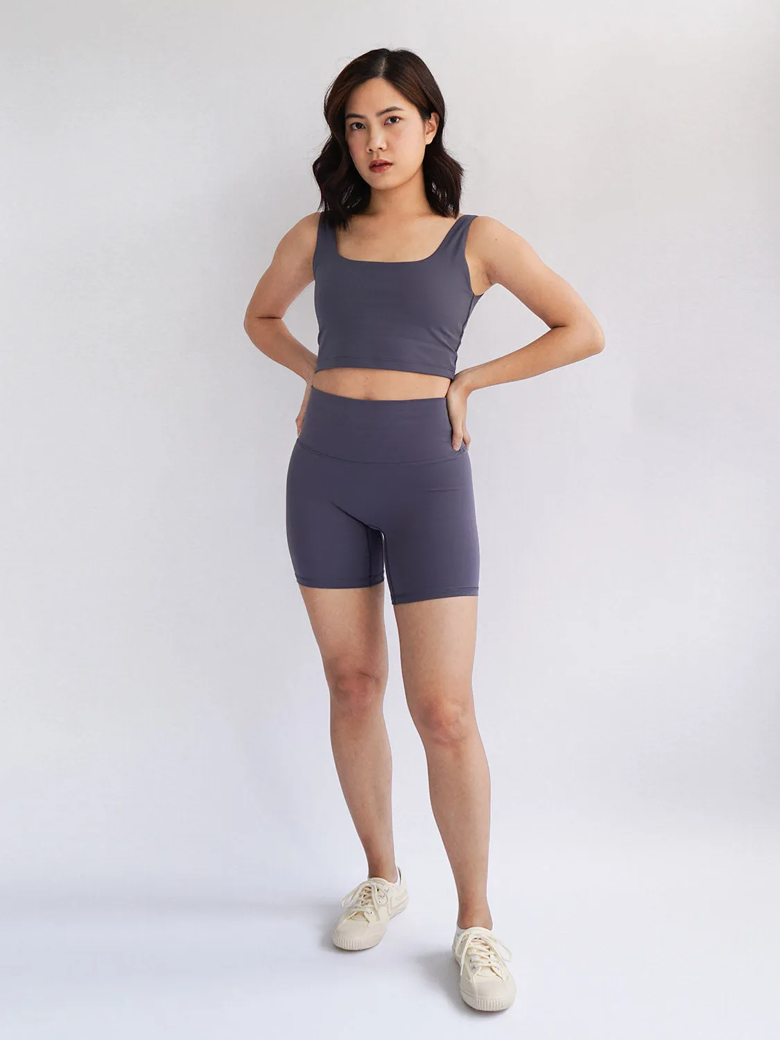 Limitless Square Neck Padded Top- Nightfall